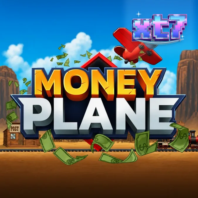 Interface de jogo do slot Money Plane mostrando a aeronave e o medidor de carga