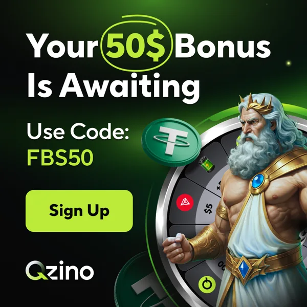 QZINO Bonus Member Baru 100%